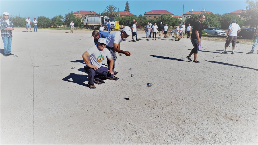 נבחרת גבעת אלה בתחרות פטאנק בגן-נר ב-11.05.19