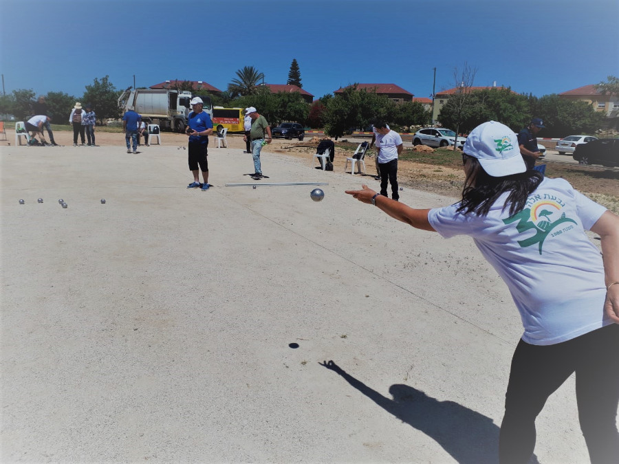 נבחרת גבעת אלה בתחרות פטאנק בגן-נר ב-11.05.19